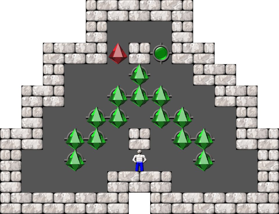 Sokoban Secundus gradus ad Olympo level 38